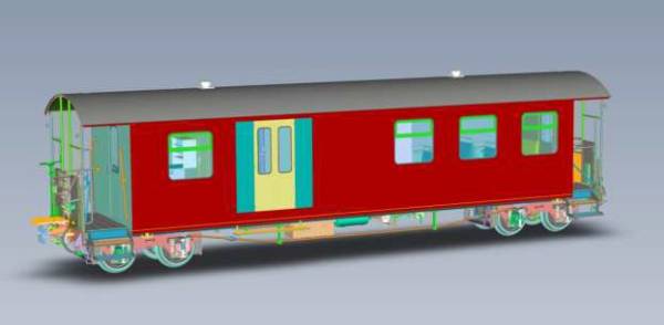 Kiss 700508 - Packwagen CPw4i der HSB, Rekowagen Kiss 700508 - Packwagen CPw4i der HSB, Rekowagen